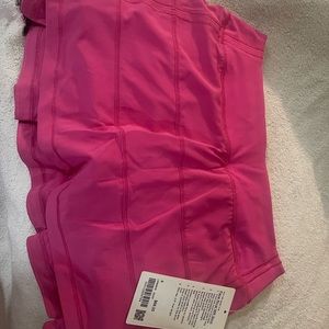 BNWT Lululemon 12in Pace Rival Skirt POW Pink size 4
